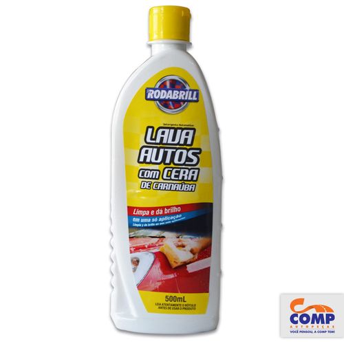 Lava Autos Com Cera de Carnaúba 500 ml Limpeza e Brilho Rodabill 22101