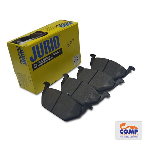 Pastilha Freio Dianteiro A1 A3 Up! Crossfox Fox Space Bora Polo Beetle Golf Seat Leon Toledo 1996 em diante Jurid HQJ-2107 Sistema Teves / Girling