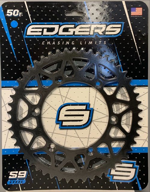 COROA ACO S9 PRETA 50T YZ/YZF/WRF/TTR/TORNADO/125/230/250/400/426/450