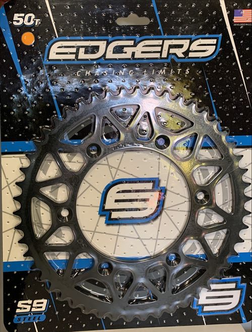 COROA ACO S9 PRETA 50T KTM/125/144/150/200/250/300/350/400/450/525/530