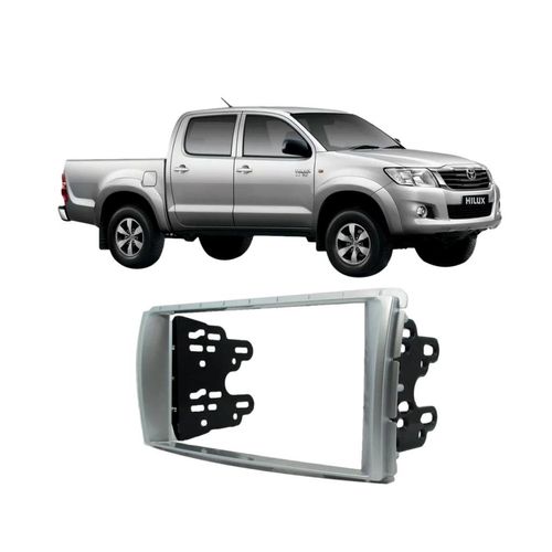 Moldura Painel 2 Din Toyota Hilux Srv 2012/2016