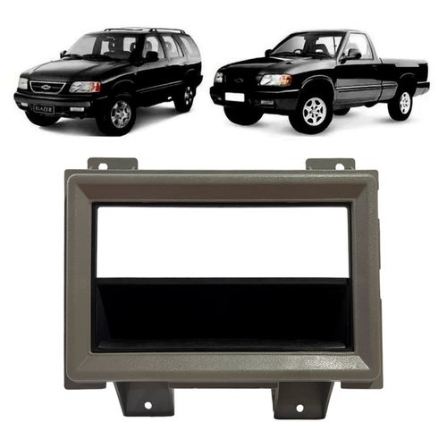 Moldura Painel Adaptável 1 e 2 Din S10 Blazer 95/00
