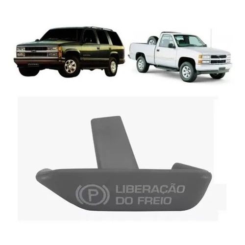 Botão Maçaneta Freio de Mão Silverado Grand Blazer Cinza - AP1206
