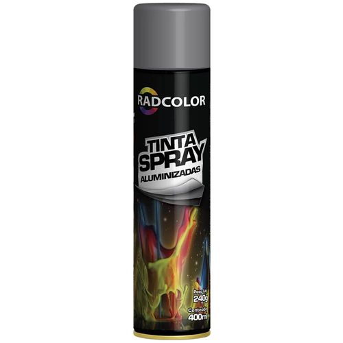 Spray Cinza Placa 400ml RADNAQ RC2109
