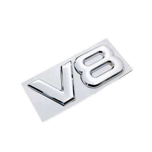 Emblema Metal V8
