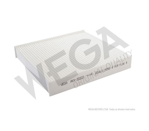 Filtro de Ar Condicionado Argo 500 Cronos Fiorino Grand Siena Mobi Palio Palio Weekend Strada Uno 2010 em diante Wega AKX35323