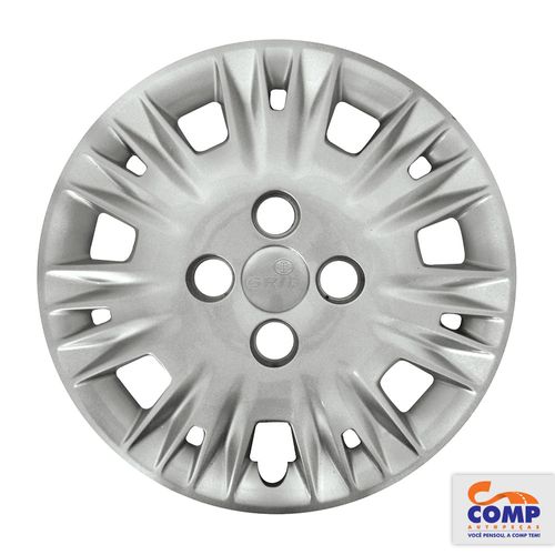 Calota New Fiesta 2014 até 2016 Aro 15” Grid 123CP-PTA-U