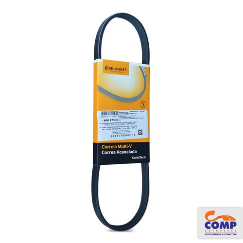 Correia Multi V Palio Siena Uno Stilo Doblo Fiorino Grand Siena Punto Cerato Atos Spider 1995 em diante Contitech 4PK673