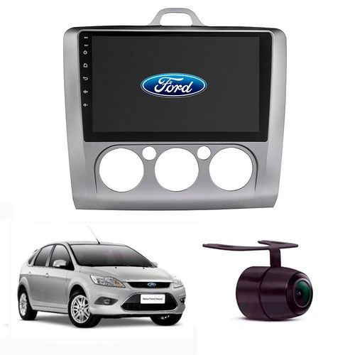 Central Multimidia Android  9 Polegadas Focus 2009 10 11 12 13 Gps Wifi Camera De Ré Bluetooth Rádio