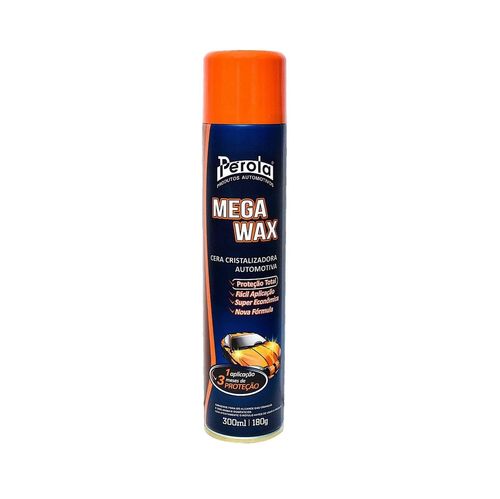 Cera Cristalizadora Mega Wax Spray 300ml Perola 020503