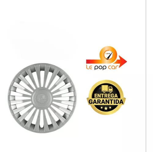 4x Calotas Grid Aro 13 Universal Sem Emblema