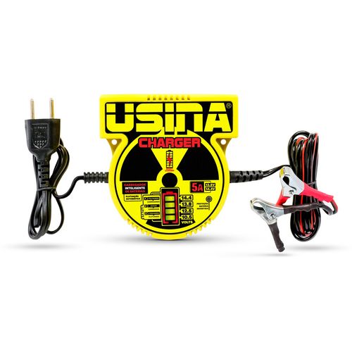 Carregador Inteligente de Baterias Usina Charger 5A - 12V Bivolt SUCH125BV