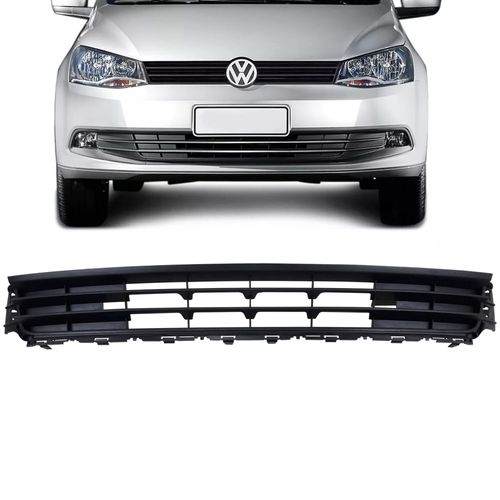 Grade Central do Parachoque Dianteiro com Moldura Gol G6 Voyage G6 Saveiro G6 2013 em Diante Original Volkswagen