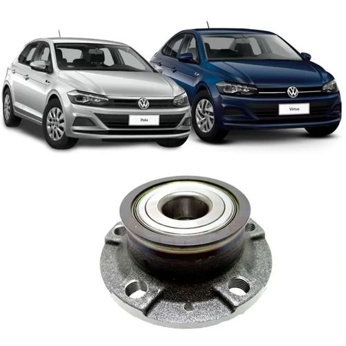 Cubo de Roda Traseira com Rolamento 5 furos Volkswagen  Virtus/Polo/T-Cross 2018,2019,2020,2021 - Marca Fremax