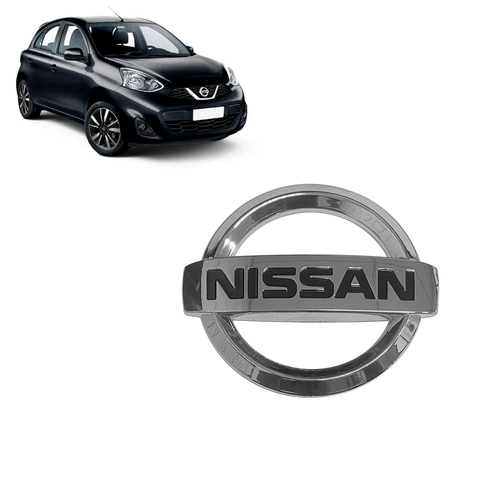 Logo Emblema Nissan March Grade Dianteira Todos