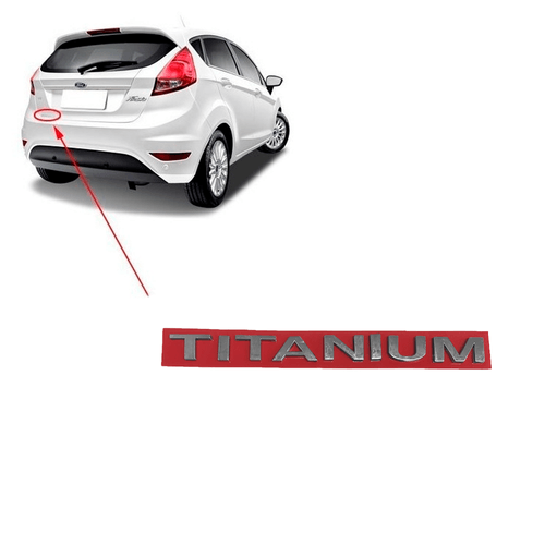Emblema Titanium P/ Ka Fiesta Focus Fiesta