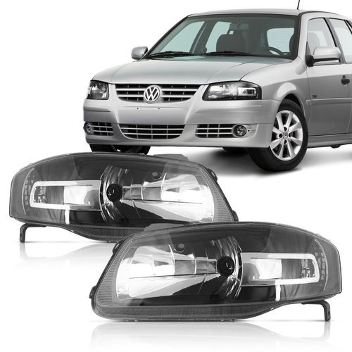 FAROL VW GOL/PARATI GIV L.D MASC. NEGRA  ARTEB - ART0160702