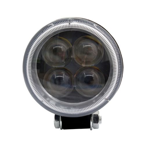 FAROL AUXILIAR LED REDONDO 4 LED S 12W - TP6001