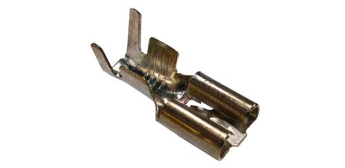 TERMINAL ENCAIXE FEMEA 6,3 COM TRAVA FIO 4 MM  - ETE7020C