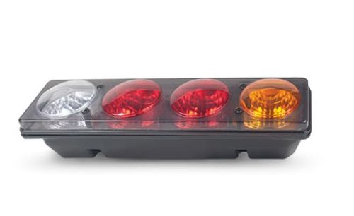 LANTERNA TRASEIRA UNIVERSAL MB C/VIGIA MODELO BOLHA FUME  - PRL07161004