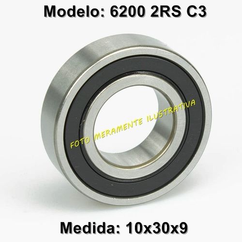 ROLAMENTO 6200 2RS 28MT LC VETOR -VTO62002RS