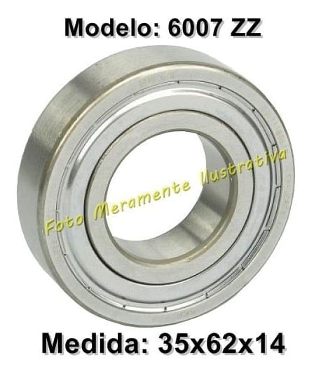 ROLAMENTO 6007 2RS VETOR -VTO60072RS