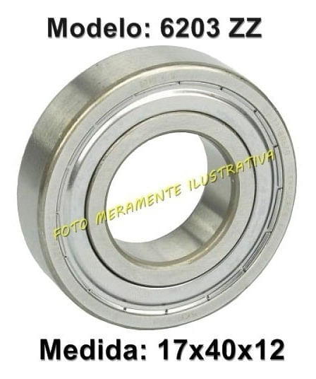 ROLAMENTO 6203 2RS VETOR -VTO62032RS