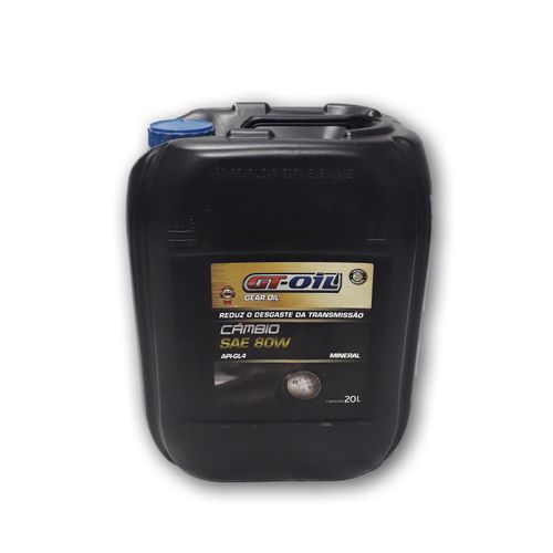 OLEO  80 W  GL4  PARA TRANSMISSAO GT OIL  BALDE 20 LITROS - TX 2016