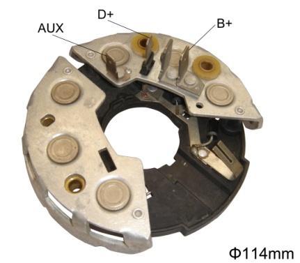 PLACA RETIFICADORA ALTERNADOR FORD VW BOSCH 65A - IKR3277