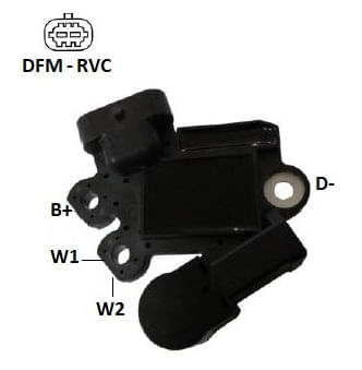 REGULADOR VOLTAGEM ALTERNADOR  CAPTIVA 2009 EM DIANTE  COBALT 2008 ATE 2010  MALIBU 24L - IKR5054