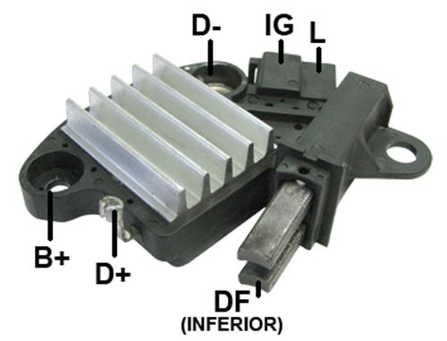 REGULADOR DE VOLTAGEM CHERY  FACE  QQ  QQ3 - GAUSS- GA603