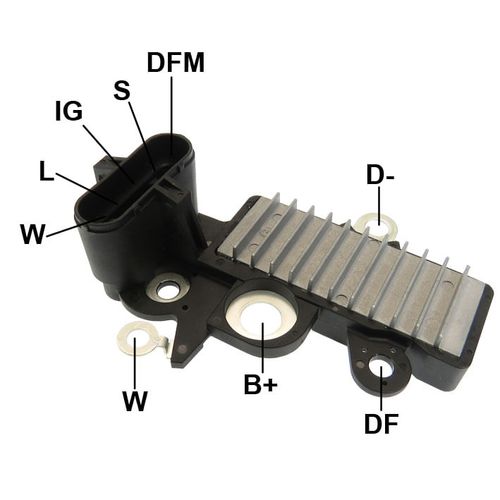 REGULADOR ALTERNADOR ATEGO AXOR DELCO 28V 18SI - GA948
