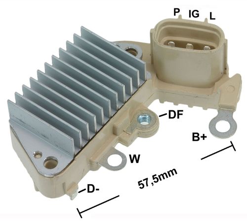 REGULADOR ALTERNADOR TOYOTA TERCEL DENSO 14V - GA860