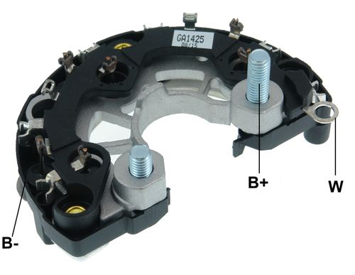 PLACA RETIFICADORA ALTERNADOR FIAT UNO PALIO BOSCH 90A - GA1425