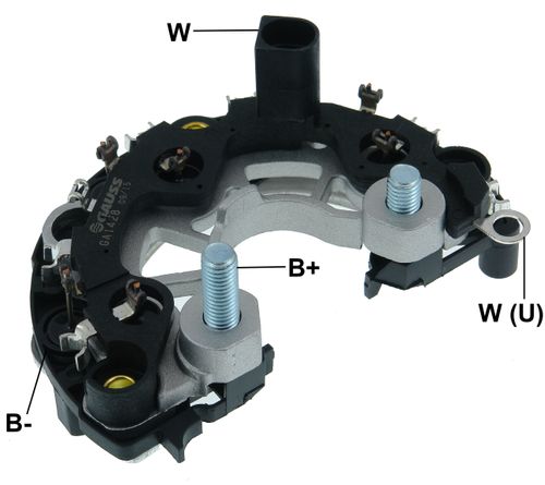 PLACA RETIFICADORA ALTERNADOR VW CUMMINS BOSCH 120A - GA1428
