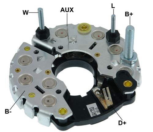 PLACA RETIFICADORA ALTERNADOR MB ONIBUS 1417 BOSCH 80A - GA1753