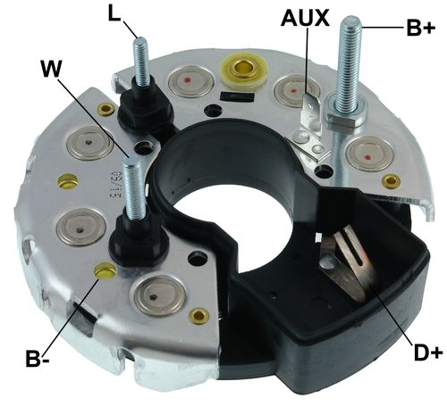 PLACA RETIFICADORA ALTERNADOR MF KOMATSU MB BOSCH 95A - GA1541