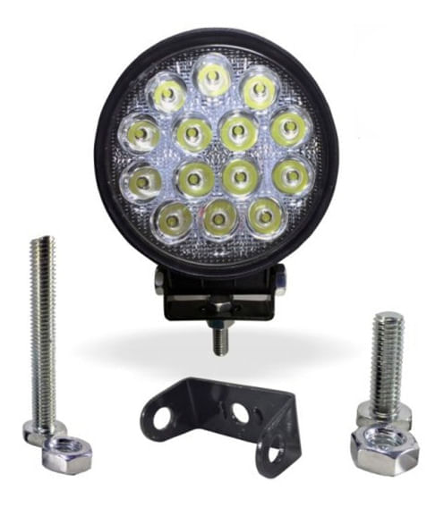 FAROL AUXILIAR LED REDONDO SLIM 12/24 - TP6007