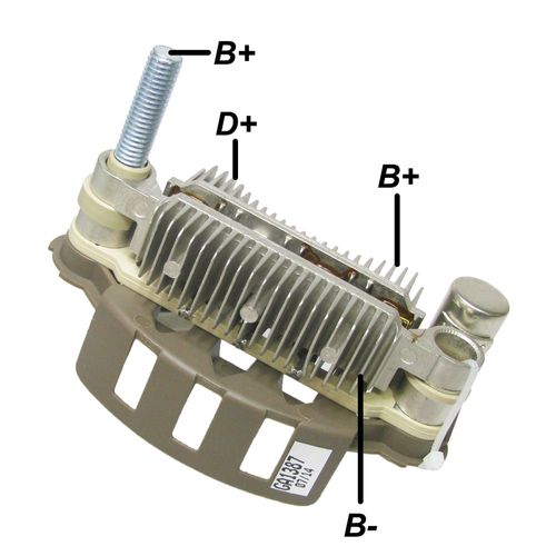 PLACA RETIFICADORA ALTERNADOR MITSUBISHI L200 93 A 01 85A - GA1387