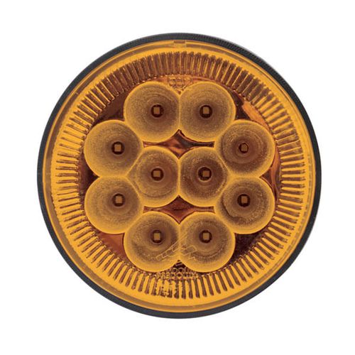 LANTERNA 10 LEDS PARA SUPOR TRASEIRA UNIVERSAL AMARELA  - PRL07600061