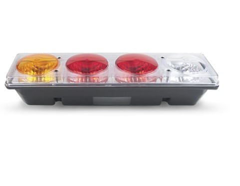 LANTERNA TRASEIRA UNIVERSAL MB C/VIGIA MODELO BOLHA CRISTAL  - PRL07161002