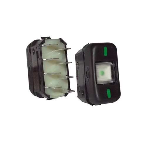 INTERRUPTOR BOTAO VIDRO MERCEDES BENZ  24V 88....PRETO COM RETORNO - K3931064