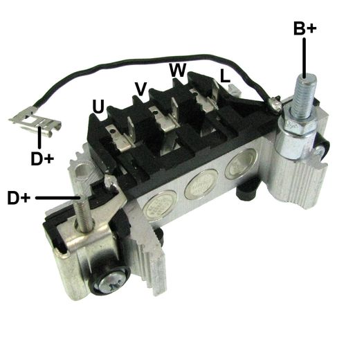 PLACA RETIFICADORA ALTERNADOR ISKRA  PARA TRATOR MASSEY FERGUSON -GAUSS- GA1328