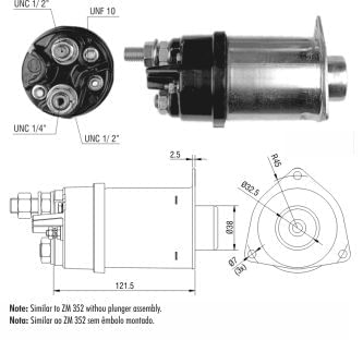 AUTOMATICO RELE MOTOR PARTIDA DELCO 37MT 12V  - ZM452