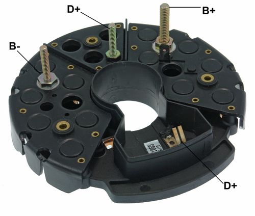 PLACA RETIFICADORA ALTERNADOR FORD CARGO 95A BOSCH  - GA1065