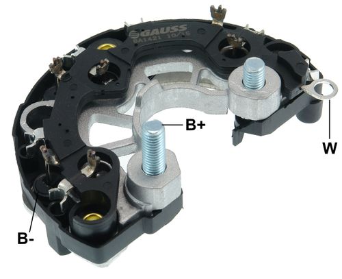 PLACA RETIFICADORA ALTERNADOR VW POLO GOLF BOSCH 90A - GA1421