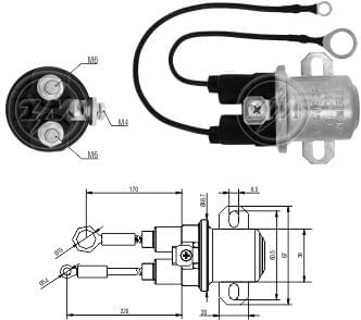 RELE AUXILIAR MOTOR PARTIDA DELCO 38MT 24V - ZM1409