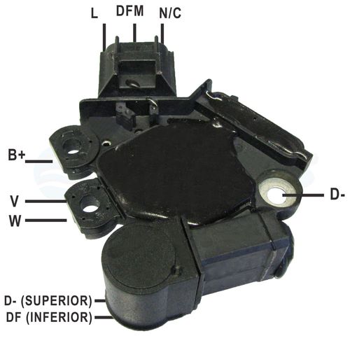 REGULADOR ALTERNADOR FORD FIAT GM VALEO 14V - GA911