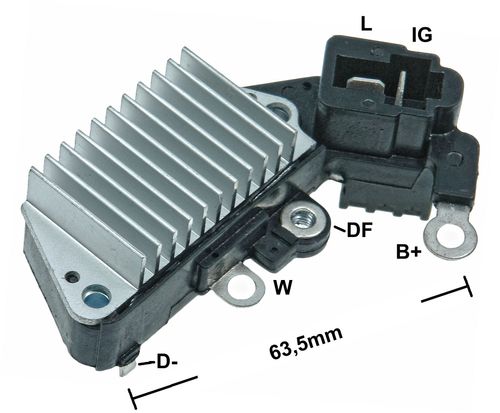 REGULADOR ALTERNADOR TOYOTA EMPILHADEIRAS 14V - GA823