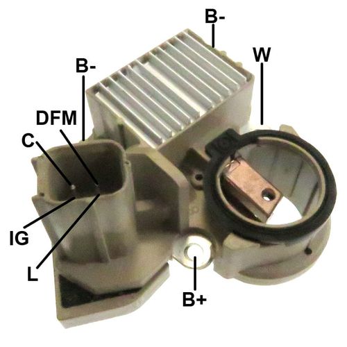 REGULADOR ALTERNADOR HONDA FIT 08..CITY 09.. 14V  - GA867